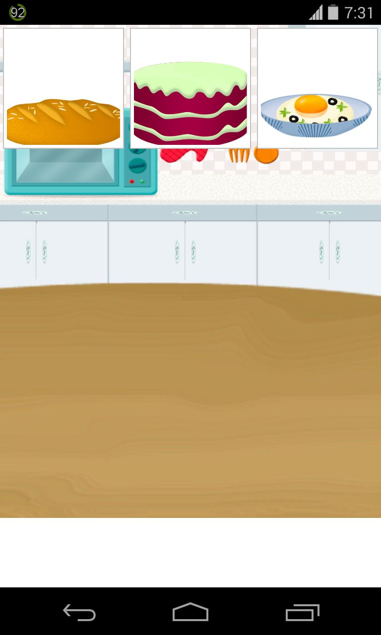 kitchen cooking and baking game