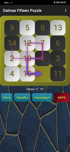 15 Puzzle Game (by Dalmax)