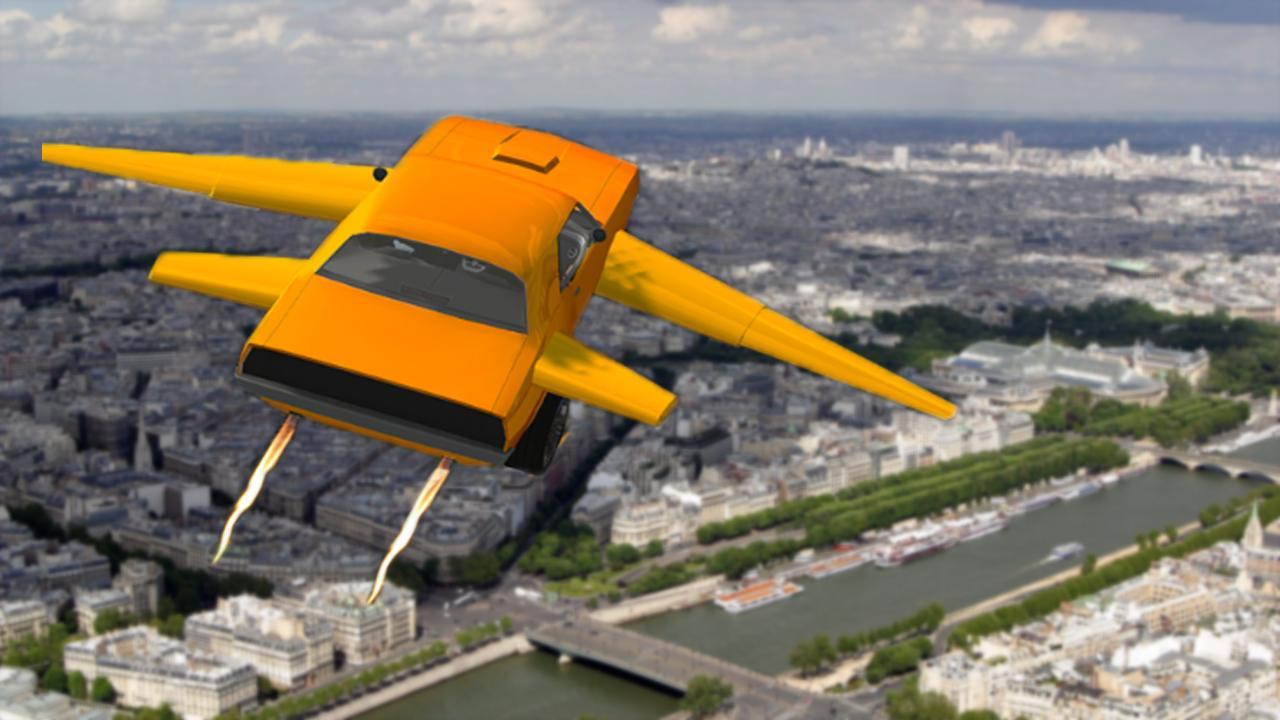 Extreme Stunt Flying Car