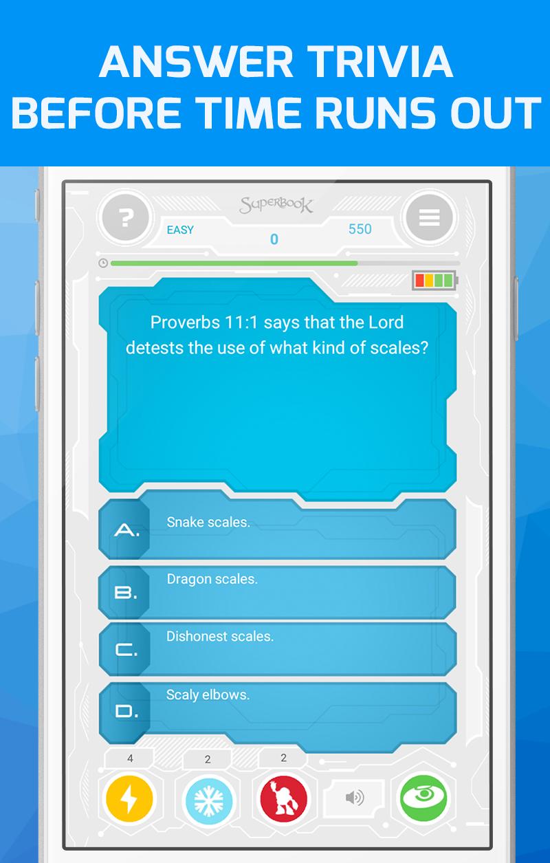 Superbook Bible Trivia Game