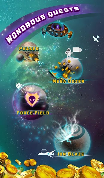 Space Blaze Coin Party Dozer