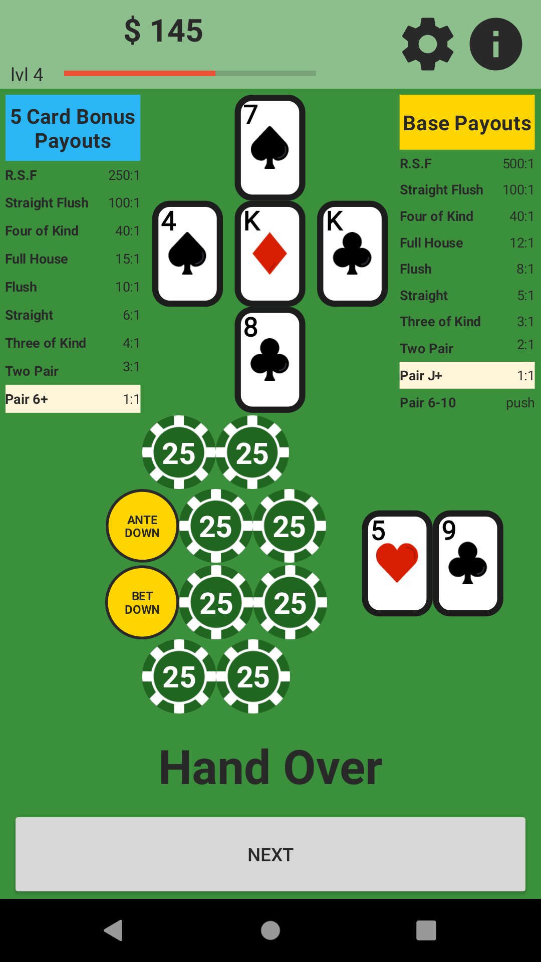 Criss Cross: Poker