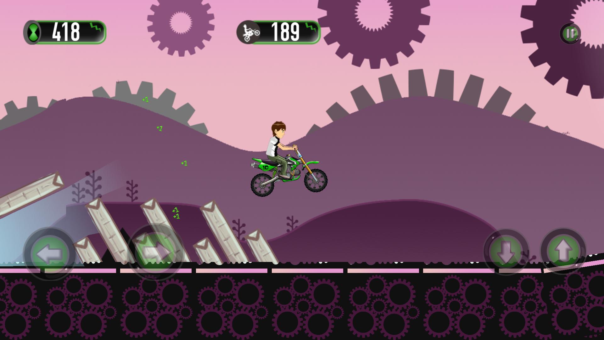 Ben motorbike Jungle Race