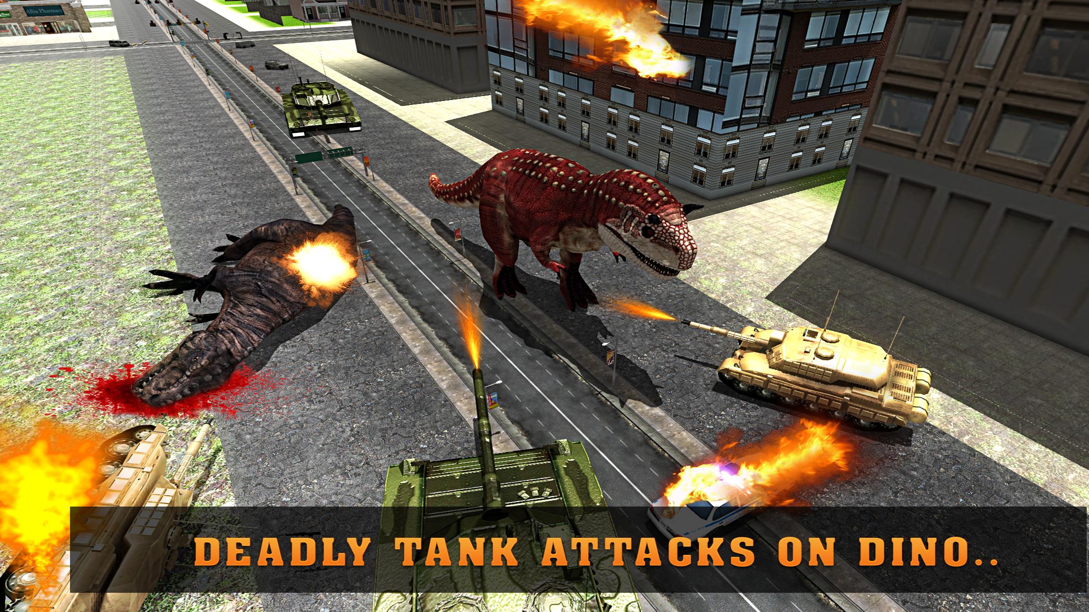 Real Dinosaur City Attack Sim