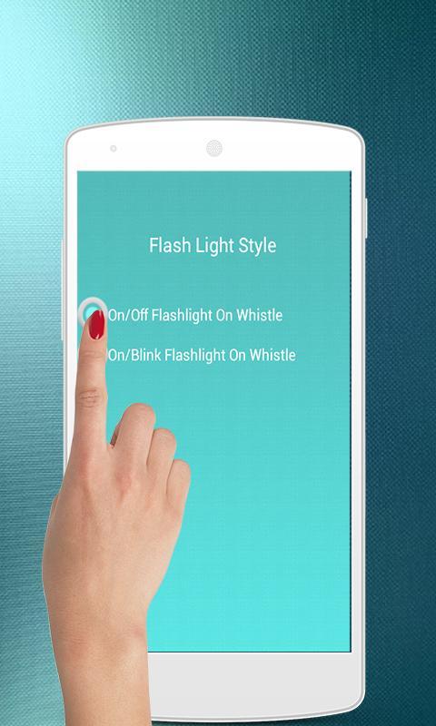 Whistle to Flash Torch Light