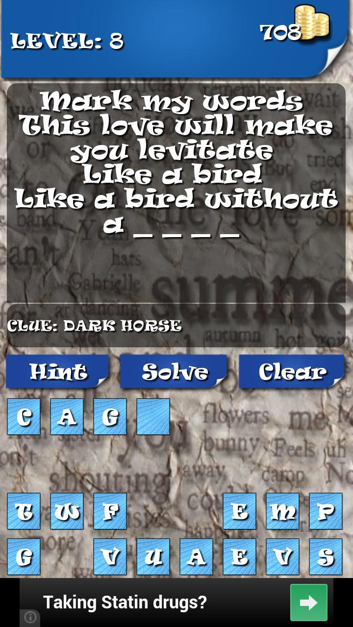 Music Lyric Quiz