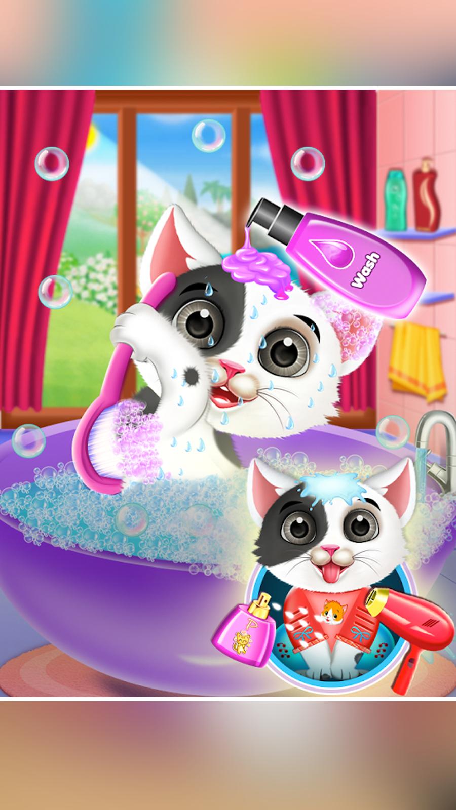 Cat newborn daycare guide game