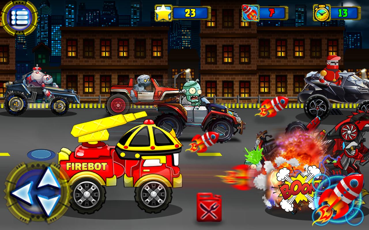 Road Robot Car Battle