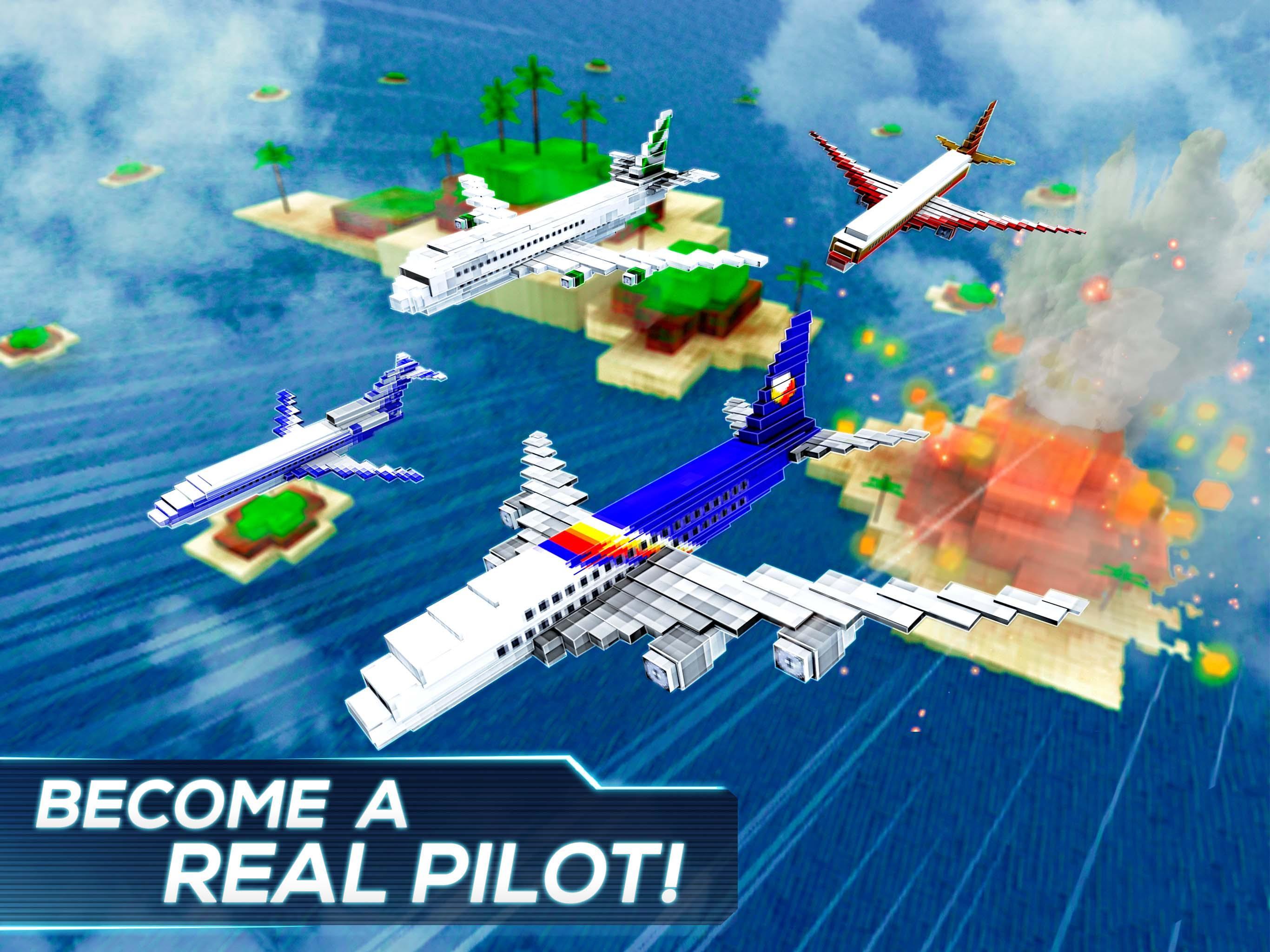 Mine Passengers: Plane Simulator - Aircraft Game