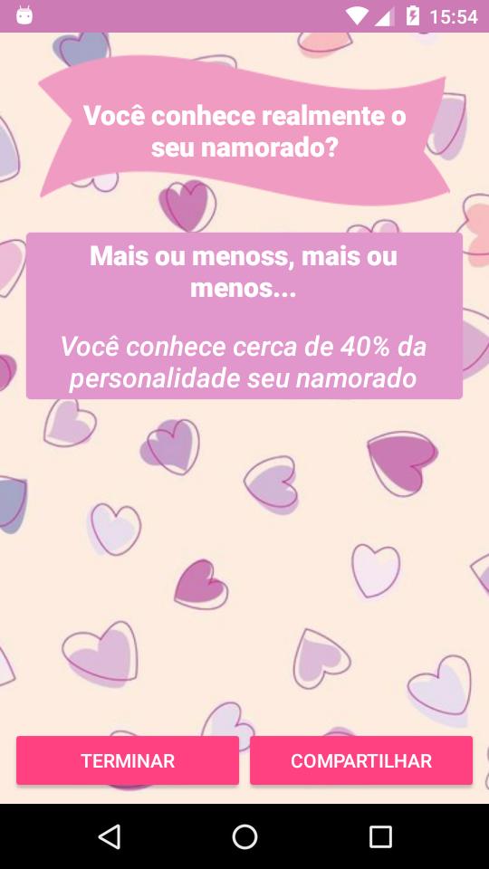 Quiz namoro