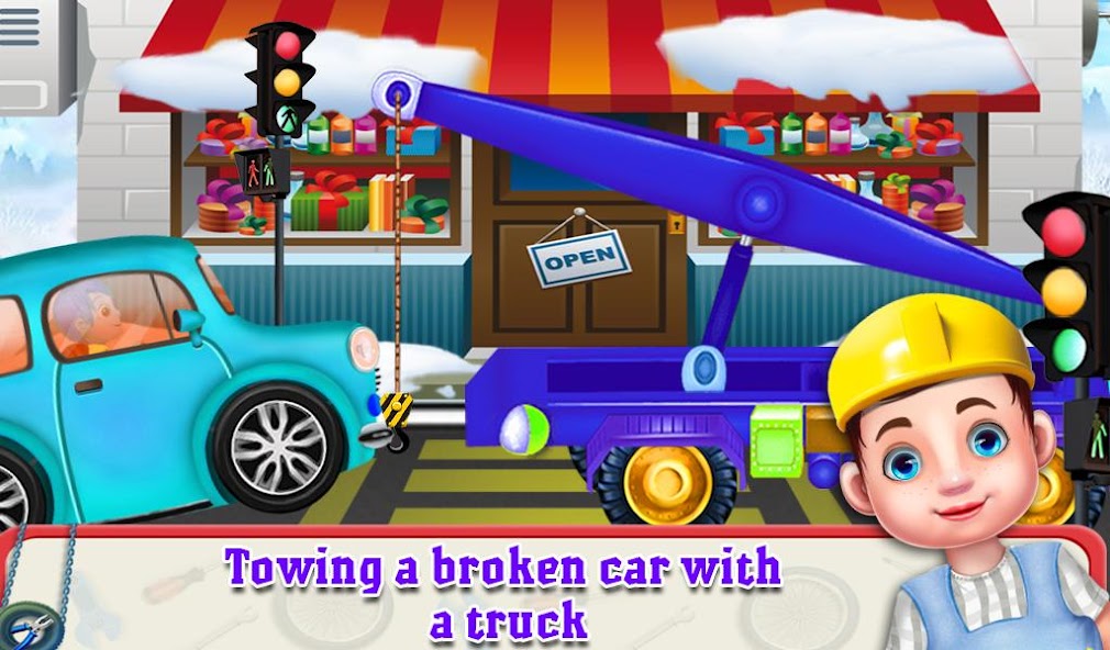 Car Garage Repair Workshop