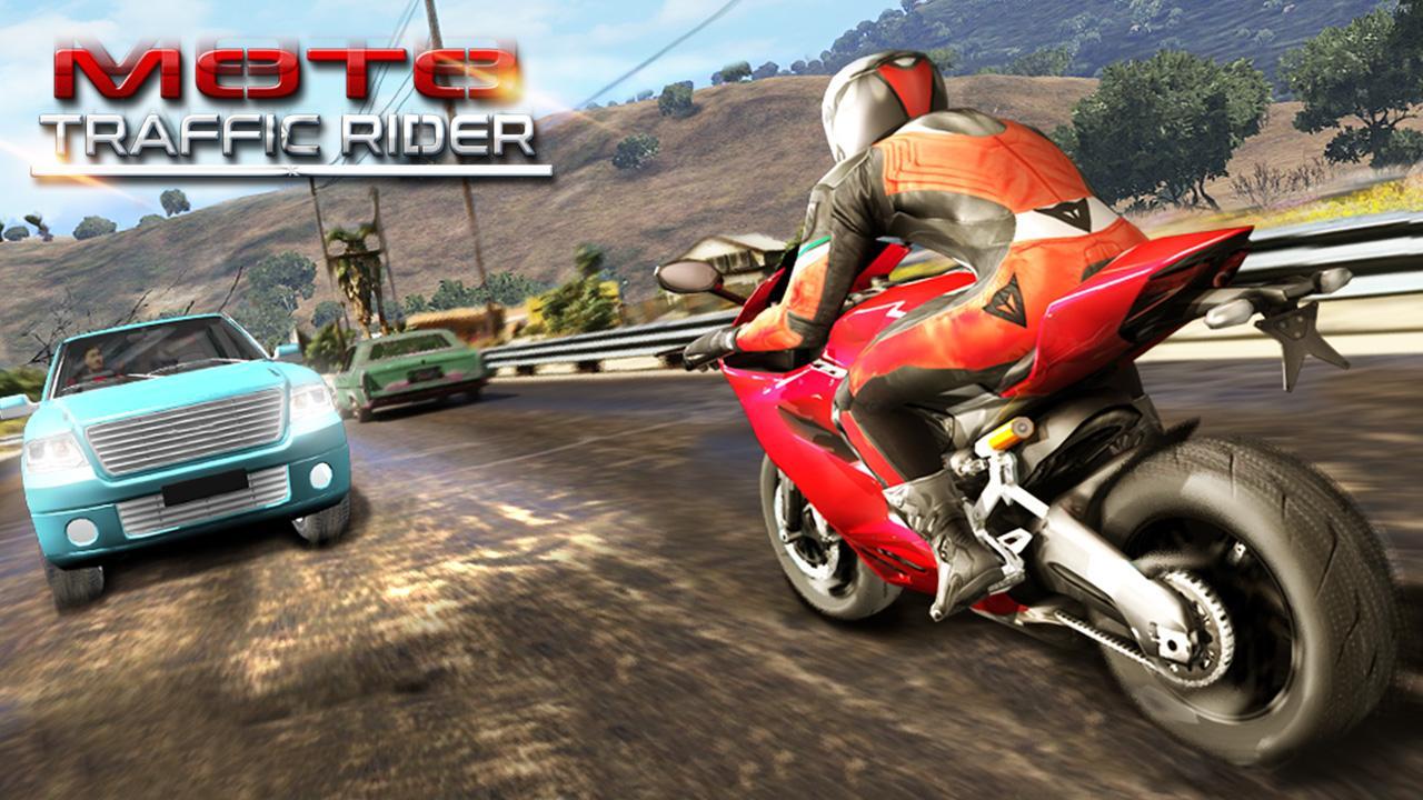 MOTORCYCLE MOTO RIDER -TRAFFIC