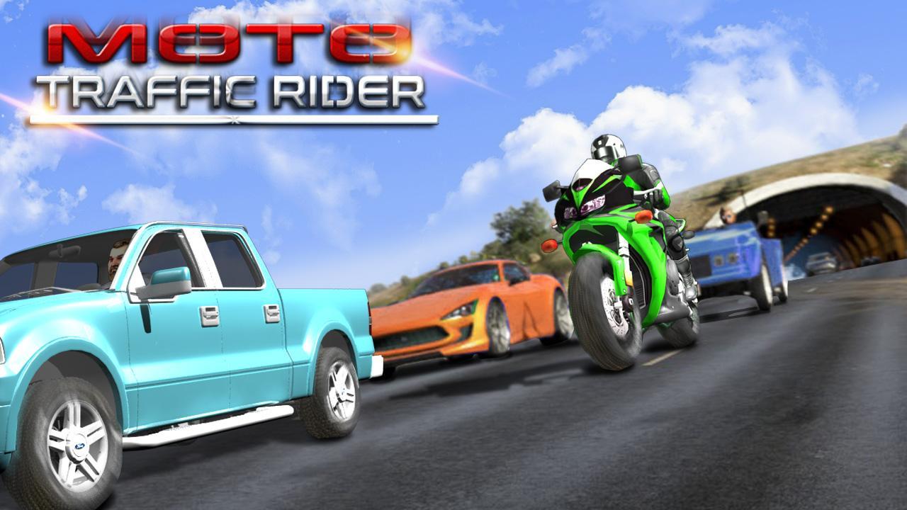 MOTORCYCLE MOTO RIDER -TRAFFIC