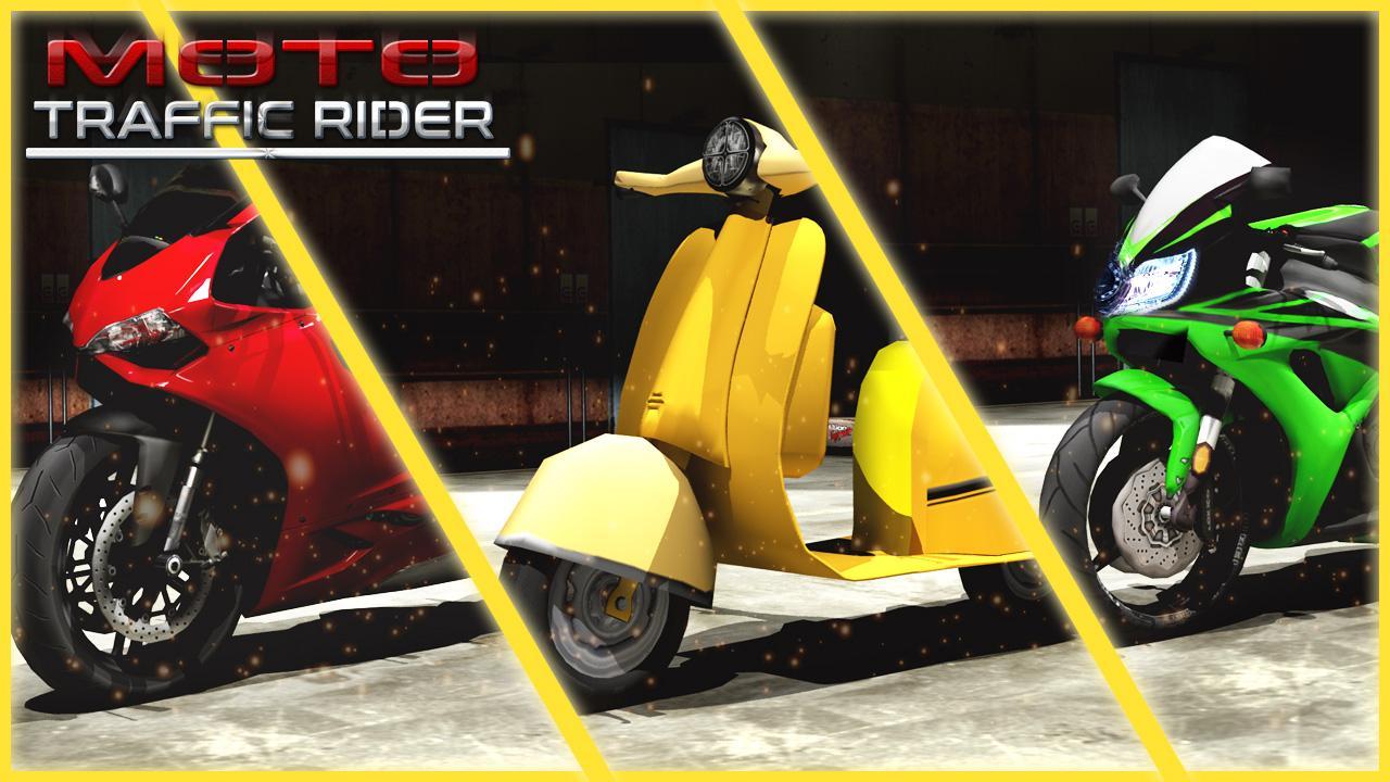 MOTORCYCLE MOTO RIDER -TRAFFIC