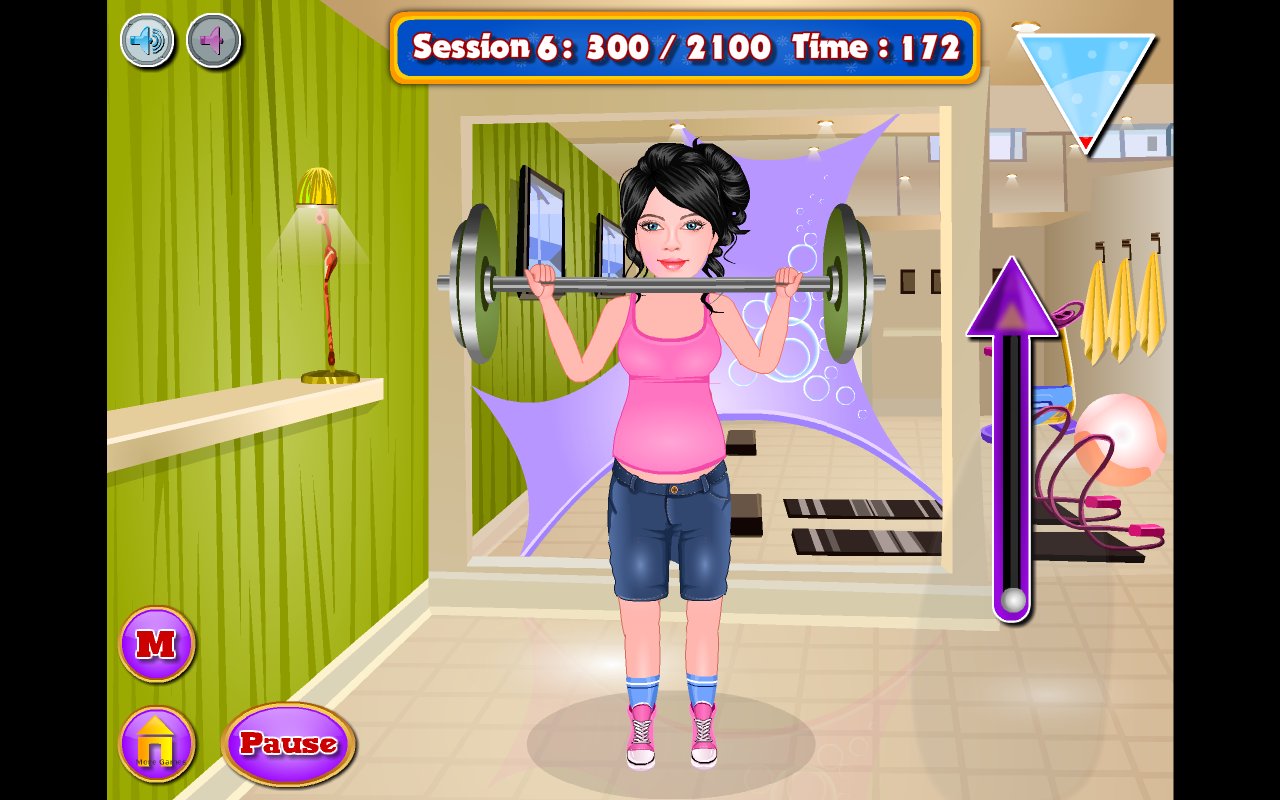Fat To Slim Fitness Girl Game