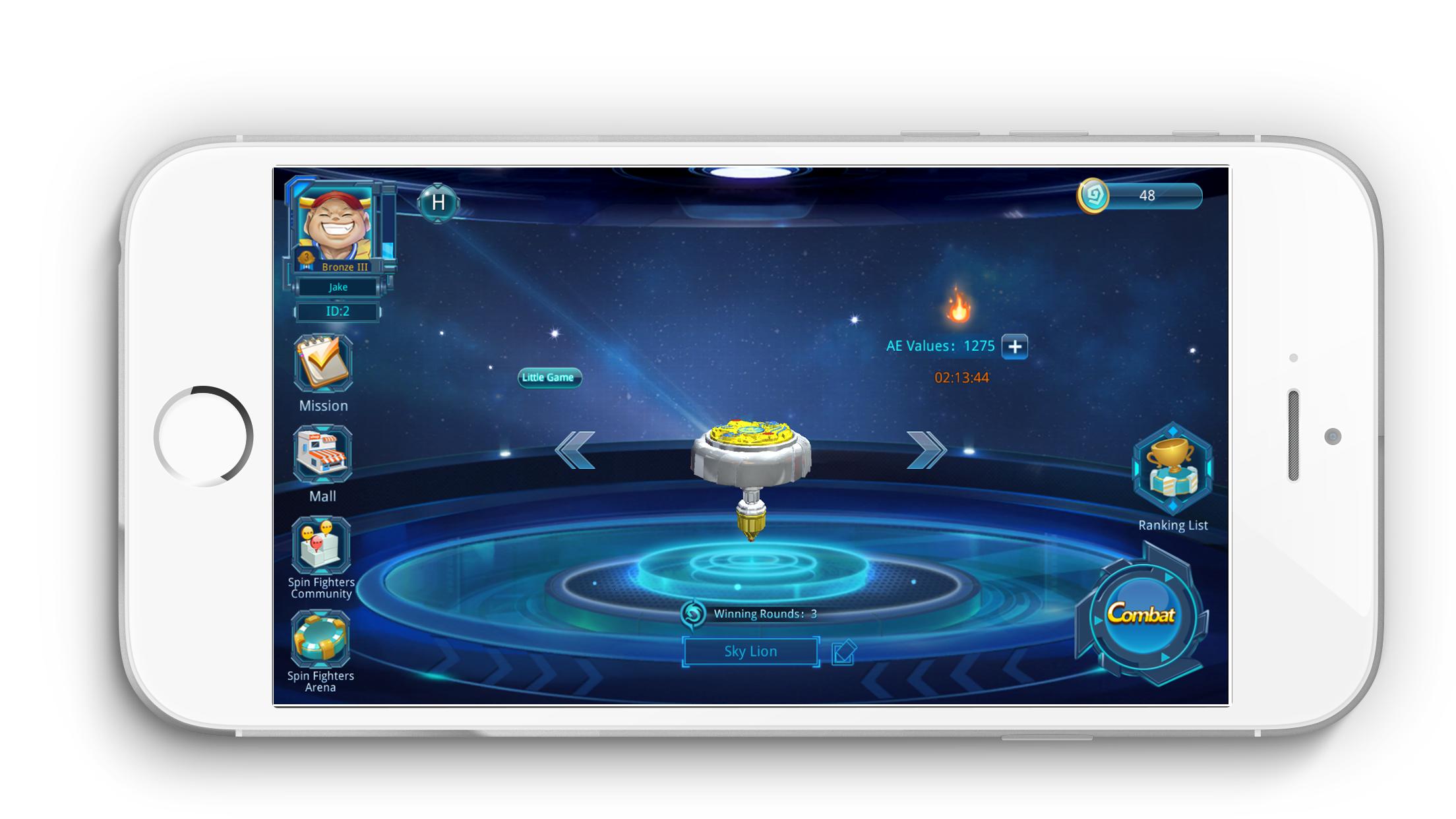 Spin Fighters Champion System