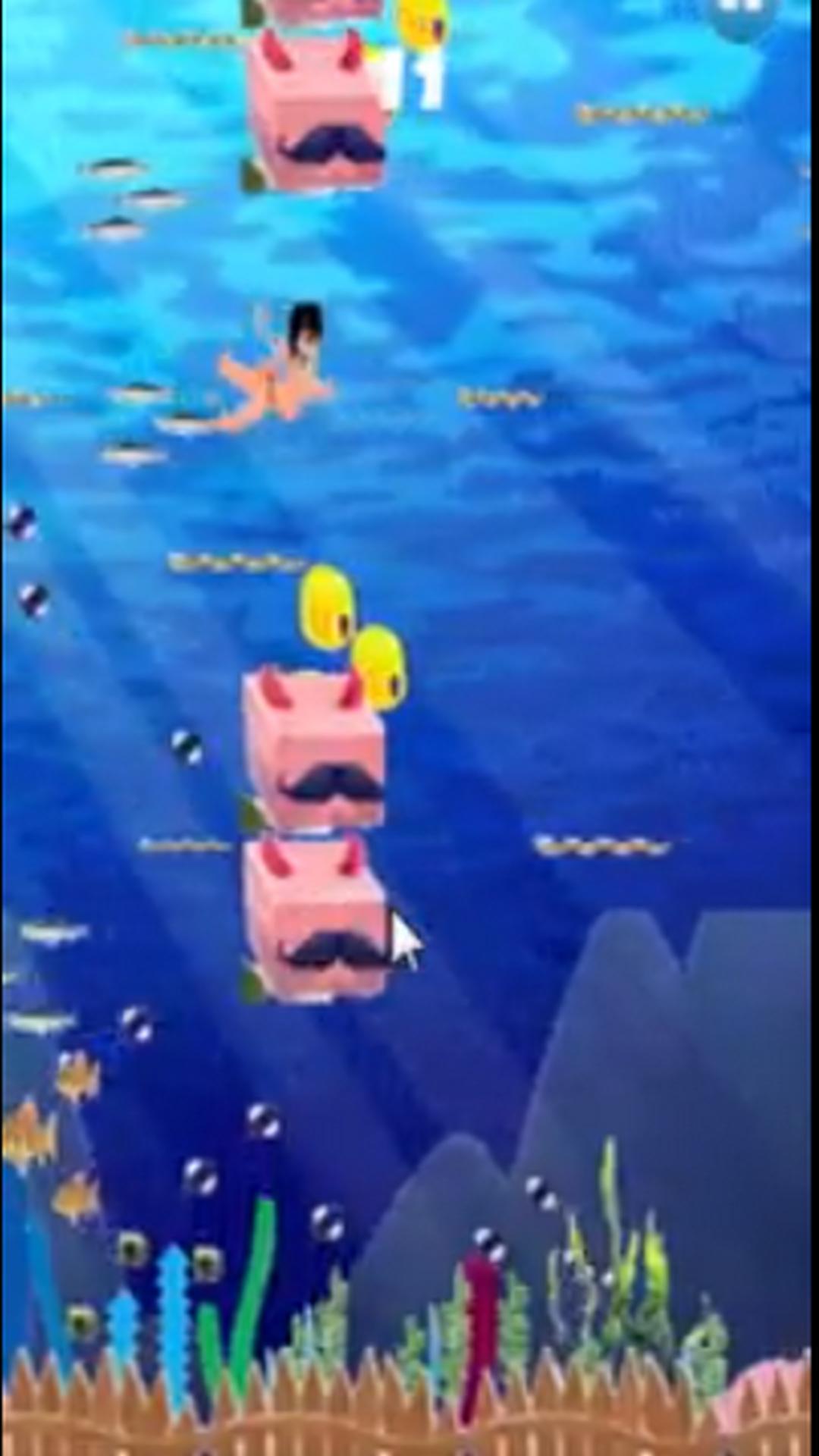 Boy Connan swiming