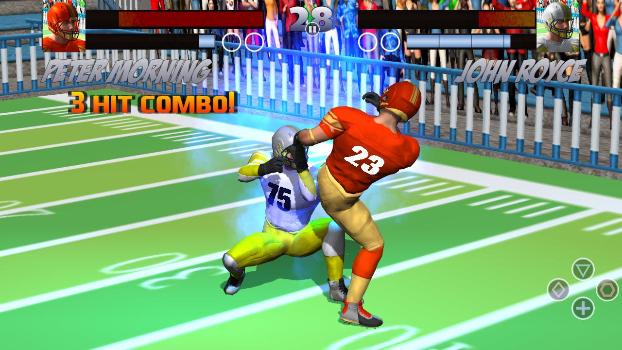 Football Rugby Players Fight