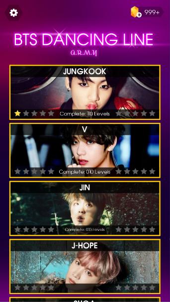 BTS Dancing Line: KPOP Music Dance Line Tiles Game