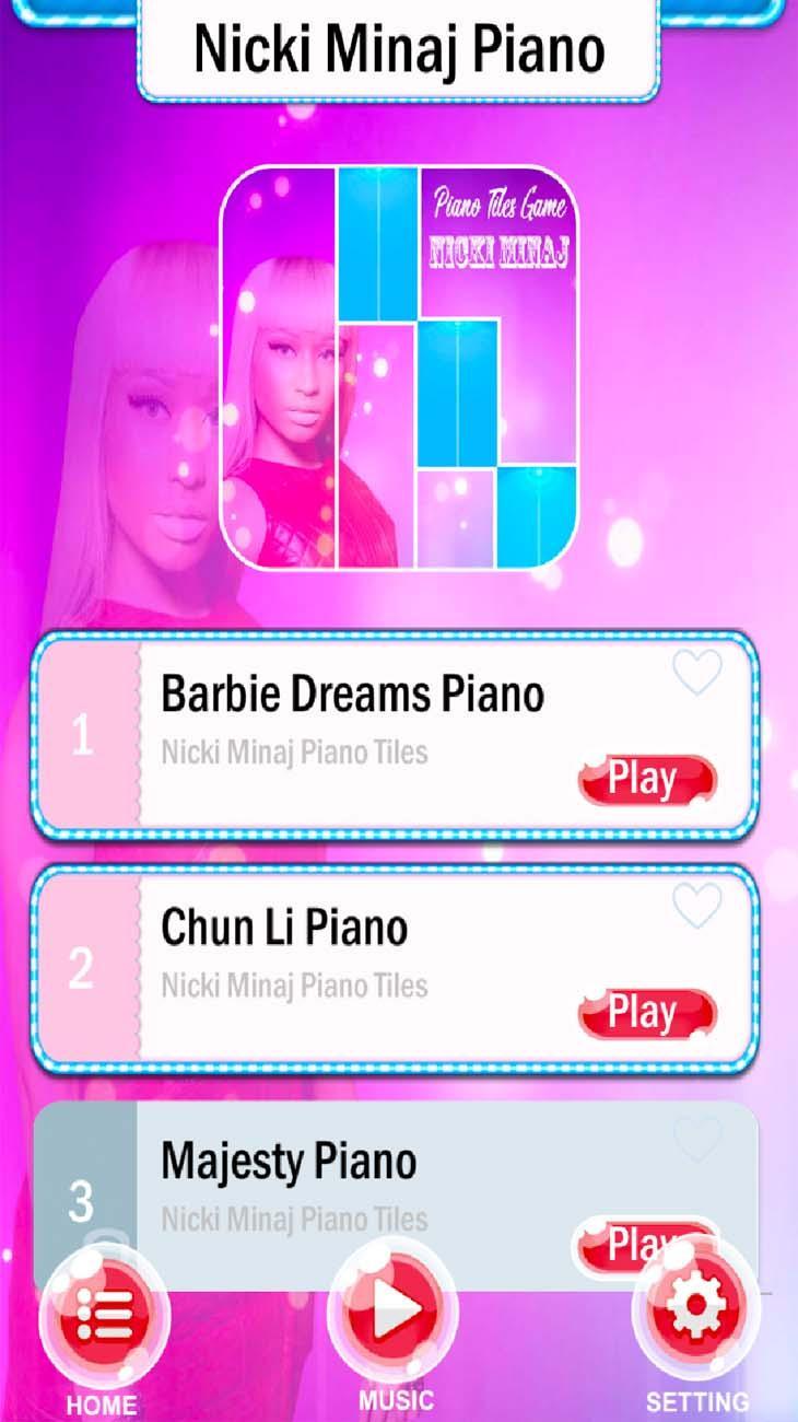 Nicki Minaj Piano Tiles