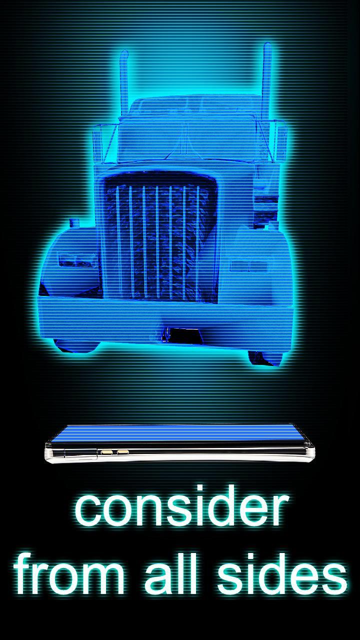 Hologram truck simulator