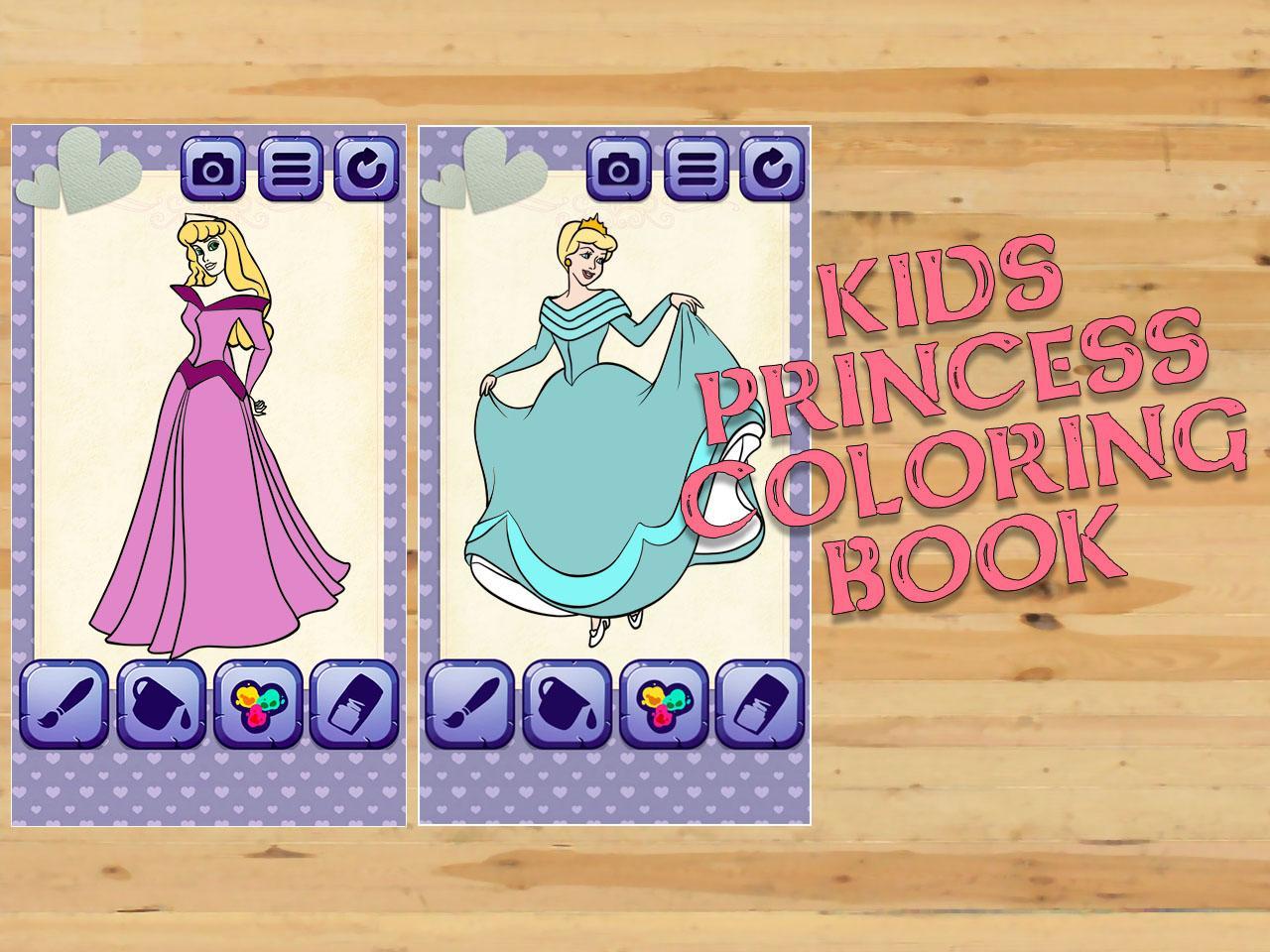 Kids Princess Coloring Book