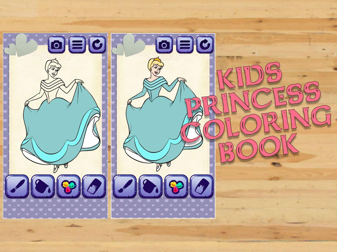 Kids Princess Coloring Book