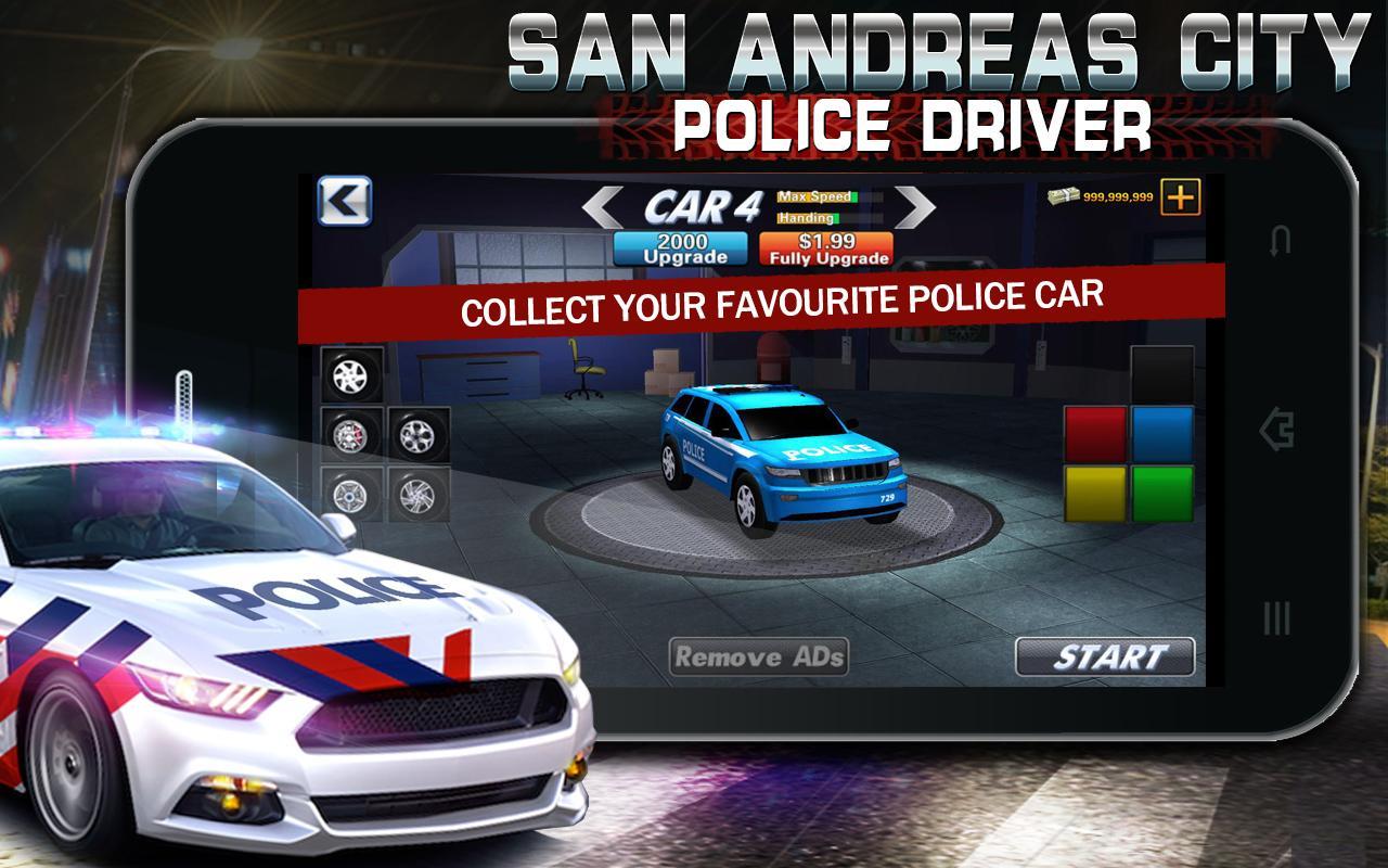 SAN ANDREAS City Police Driver