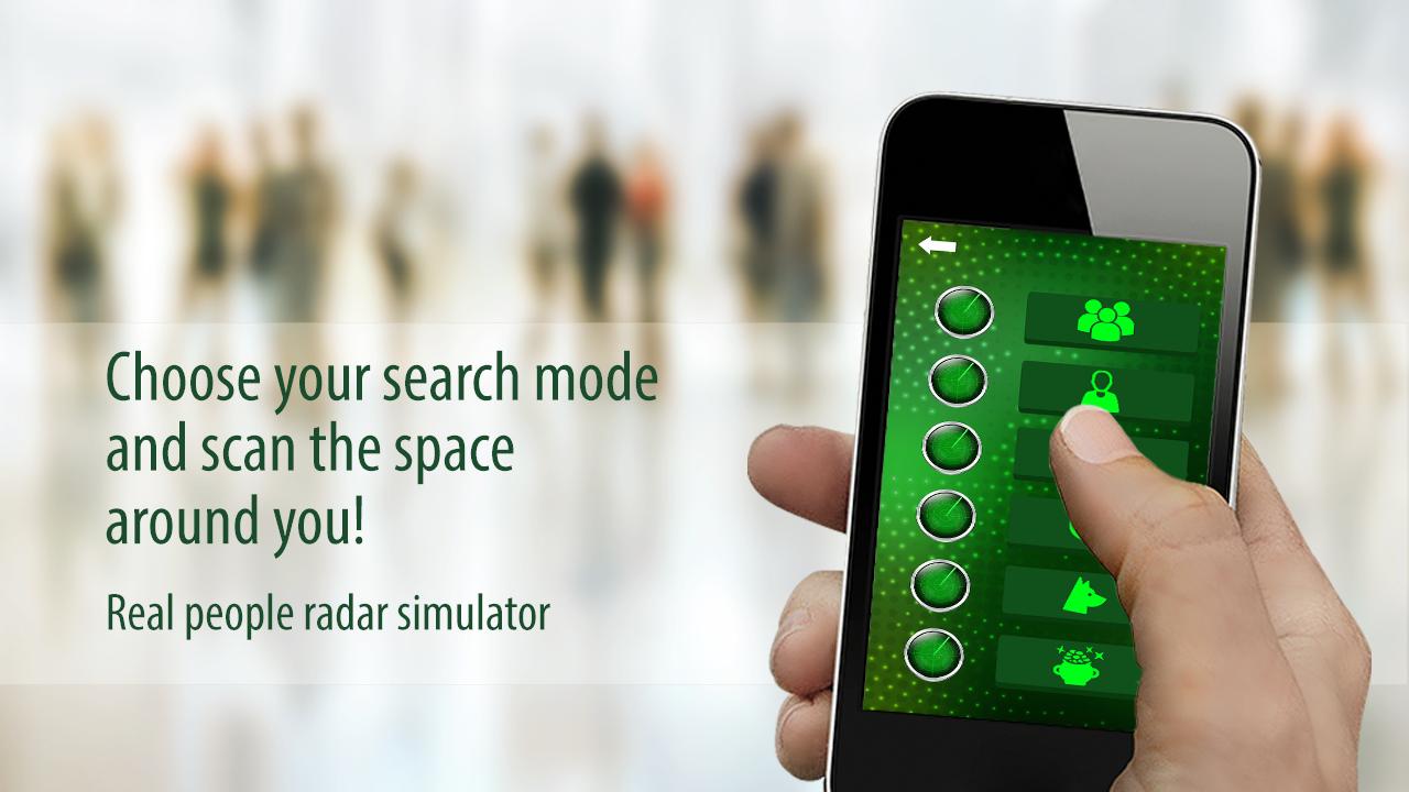 Real people radar simulator