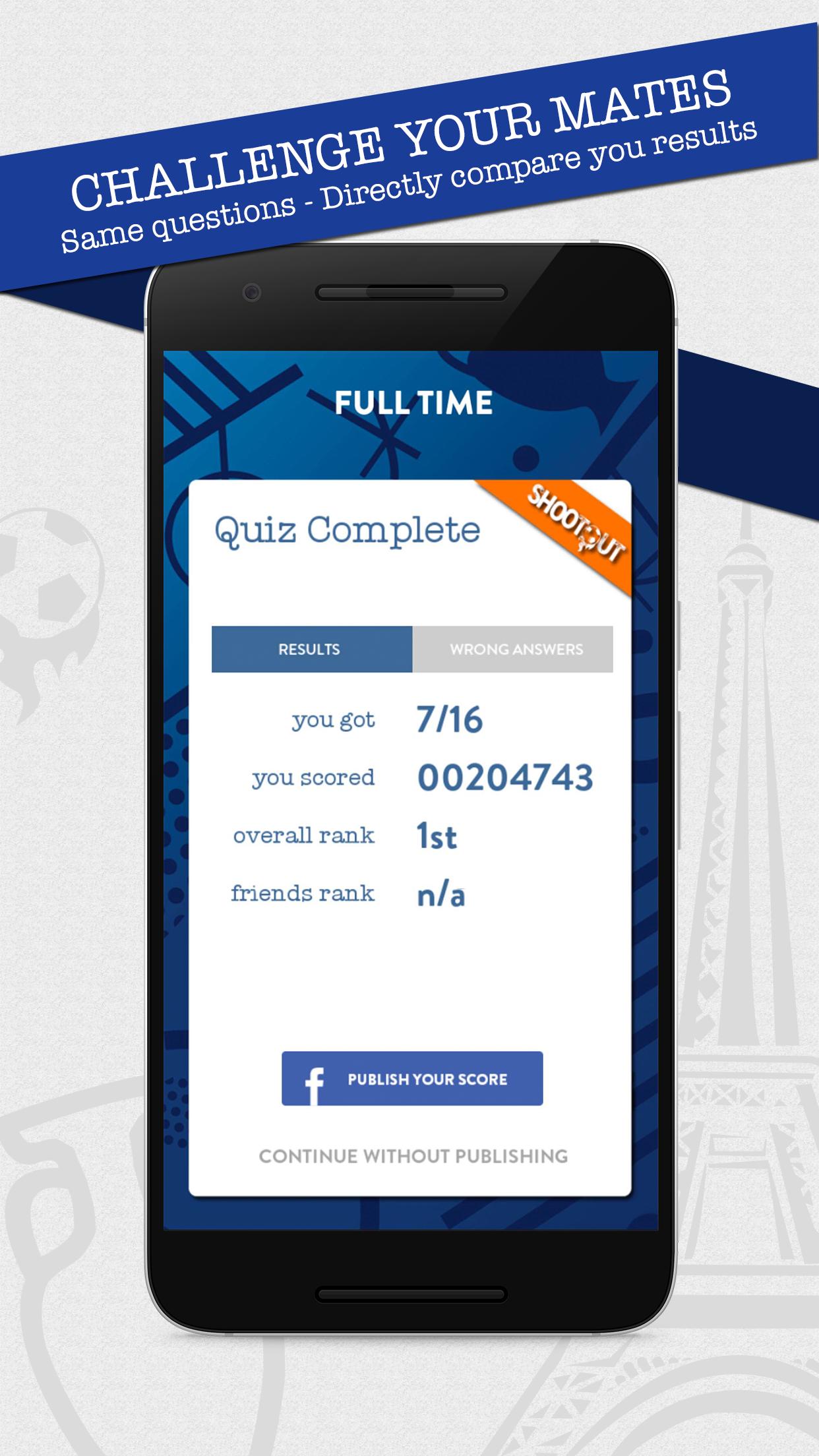 Euro 2016 Shootout Quiz