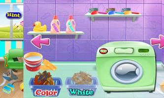 Service laundry girls games