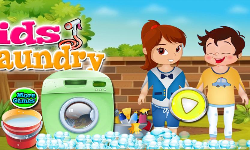 Service laundry girls games