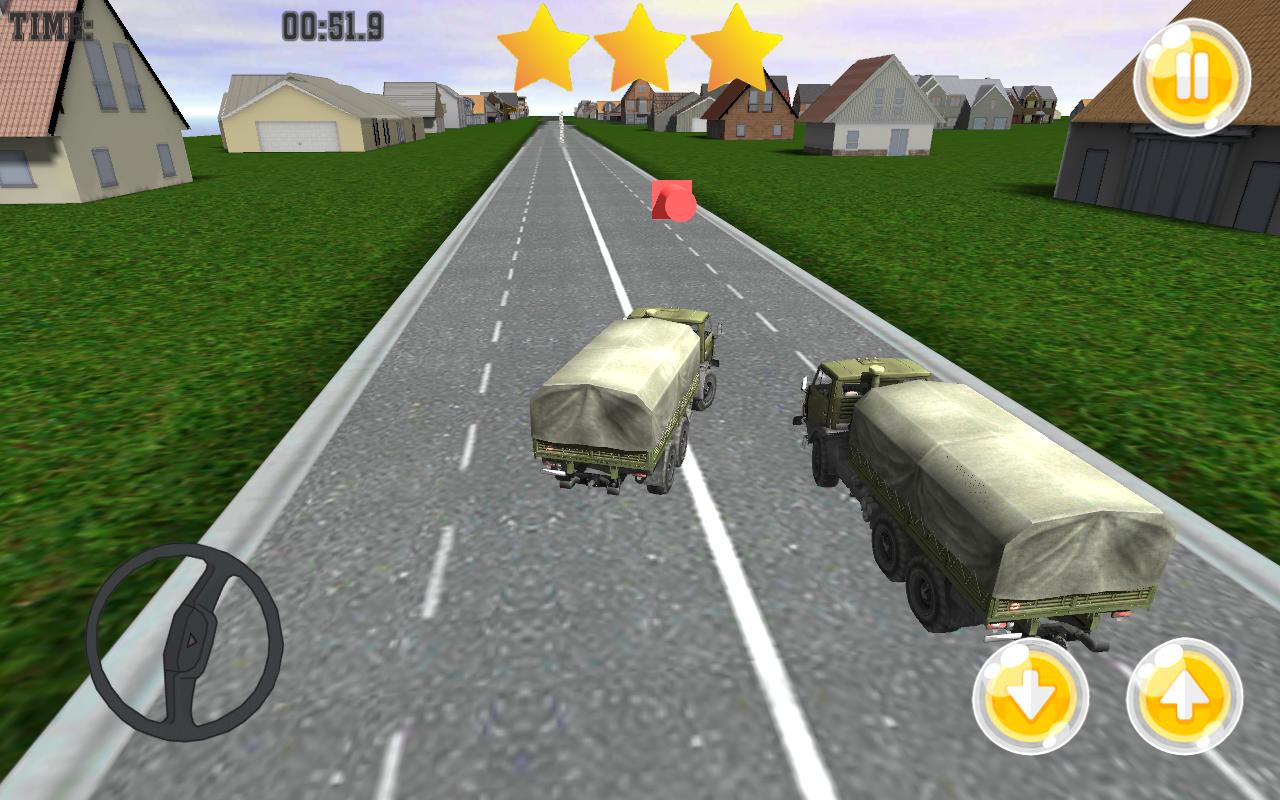 Army Truck City Racing