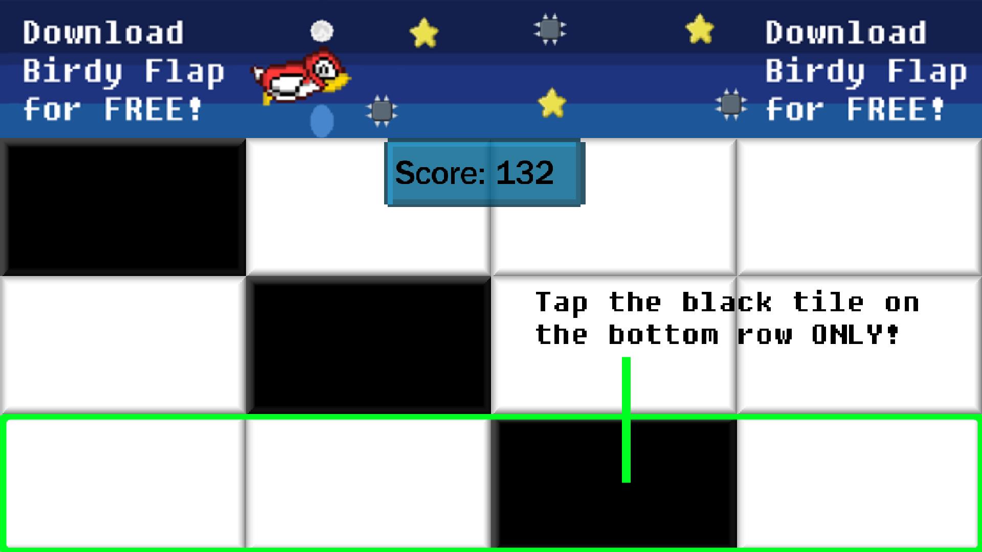 Avoid The White Tiles!