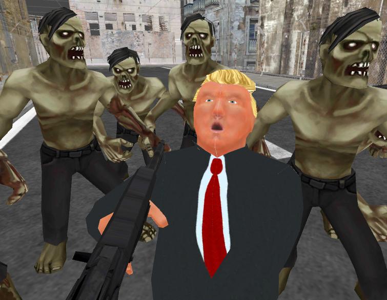 Zombie Lane Survival: Trump