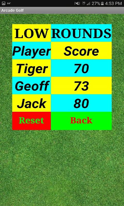 Arcade Golf 2017