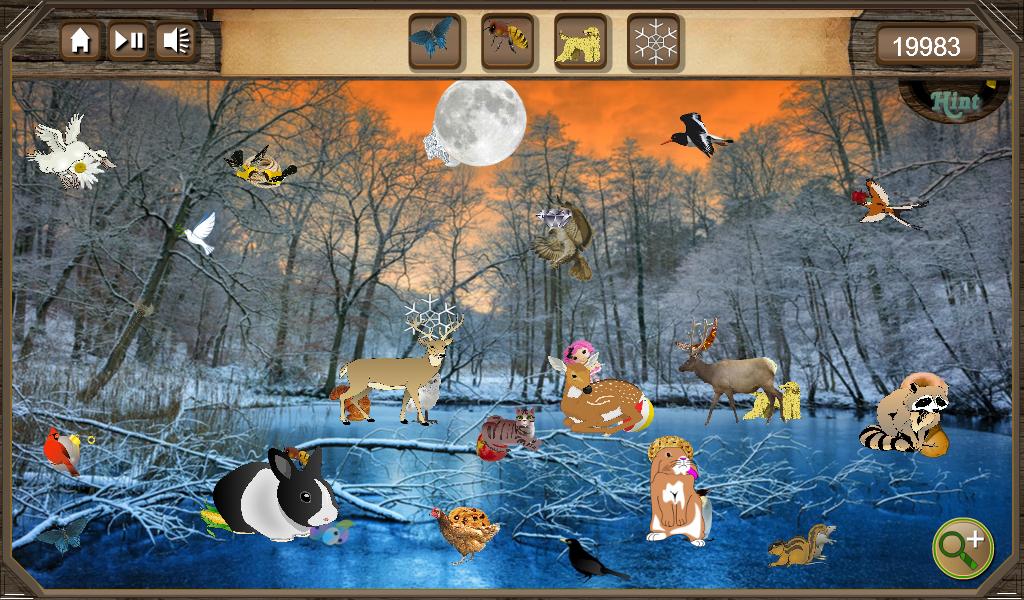 Hidden Object Winter Forest