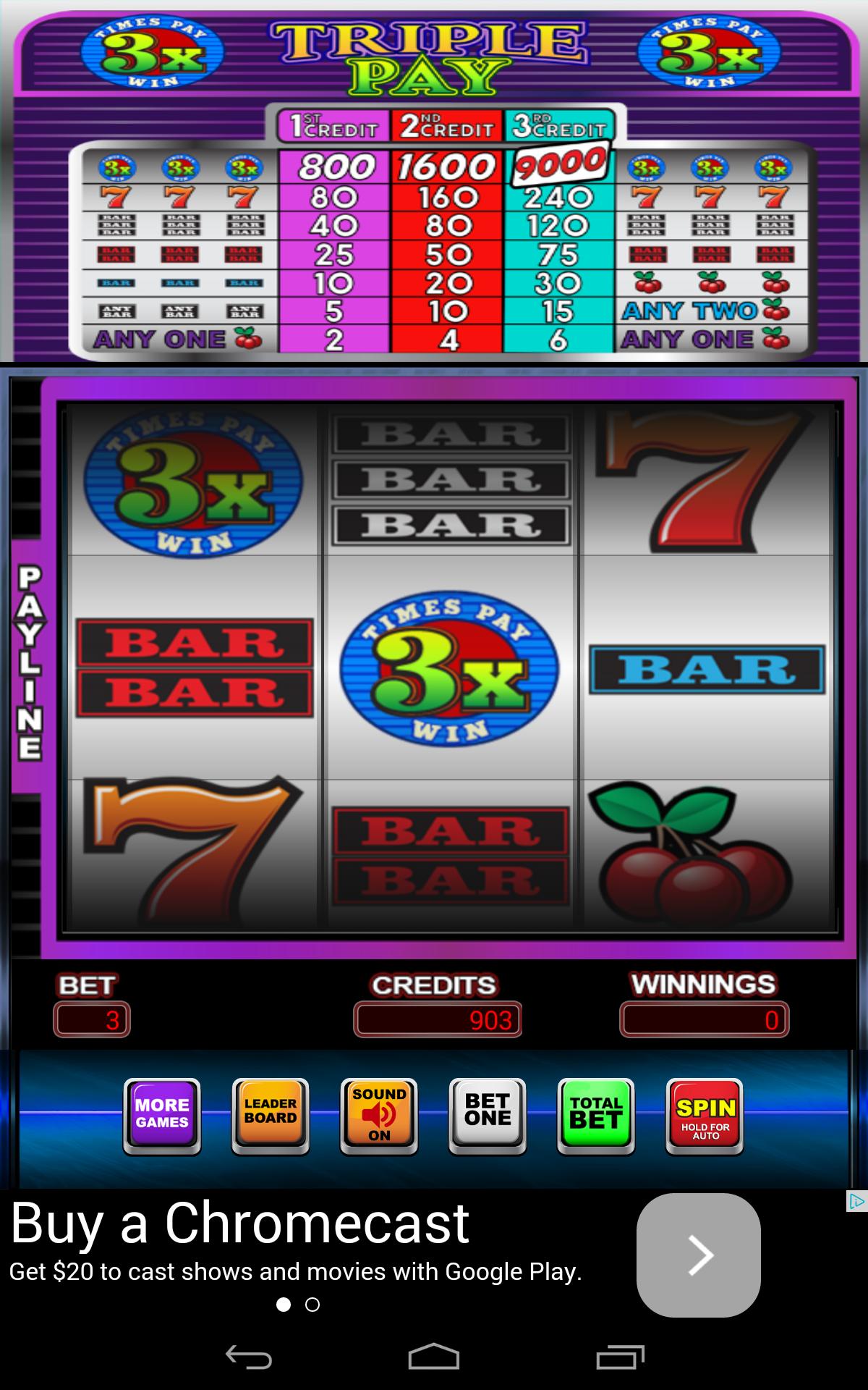 Triple Pay 3X Casino Slots