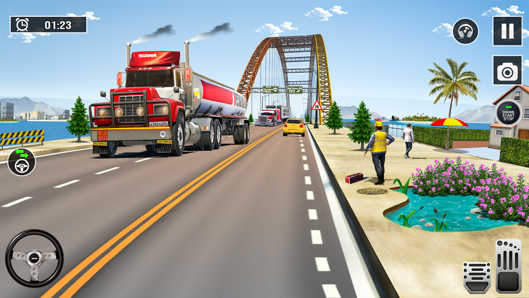 Oil Tanker Truck: Driving Game