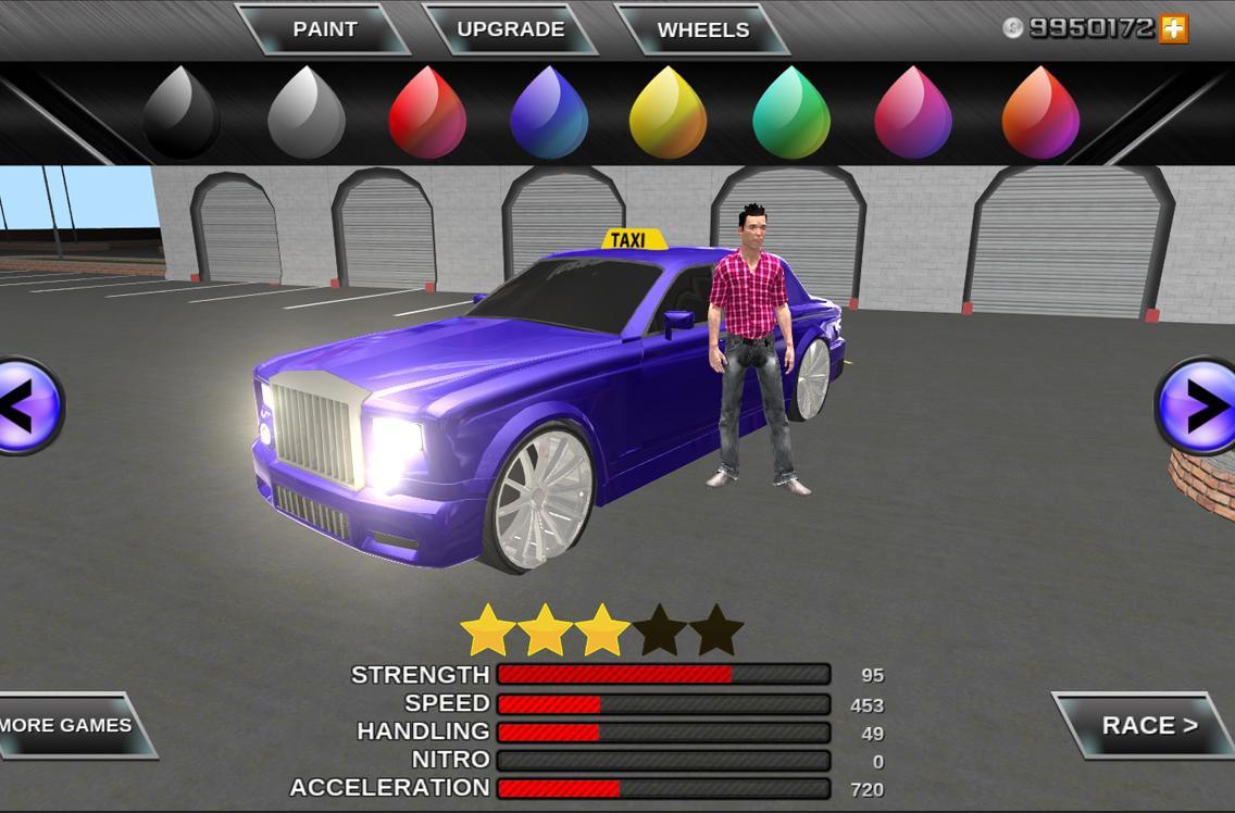Downtown City Taxi Driver 3D