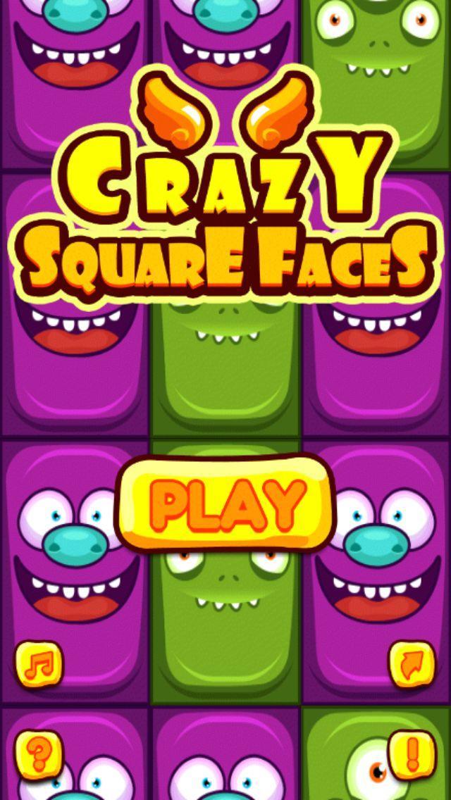 Crazy Square Faces