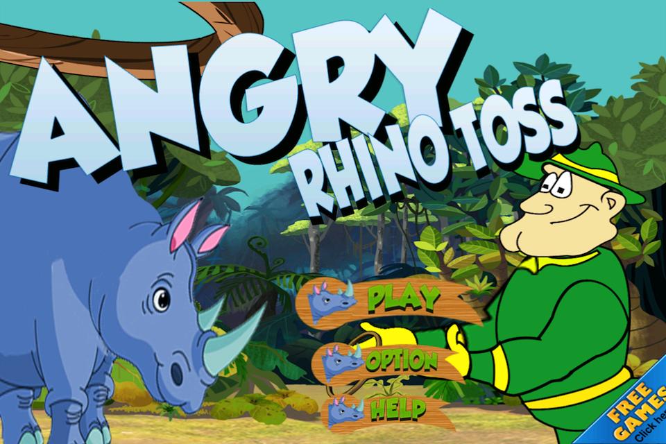 Angry Rhino Toss Free