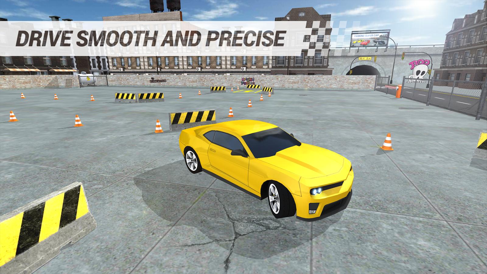 PARKING MUSCLE CAR