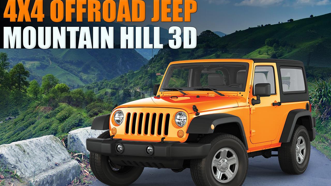4X4 Offroad Jeep Mountain Hill