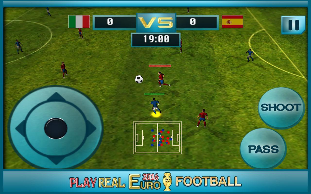 Play Real Euro 2019 Football simulation game