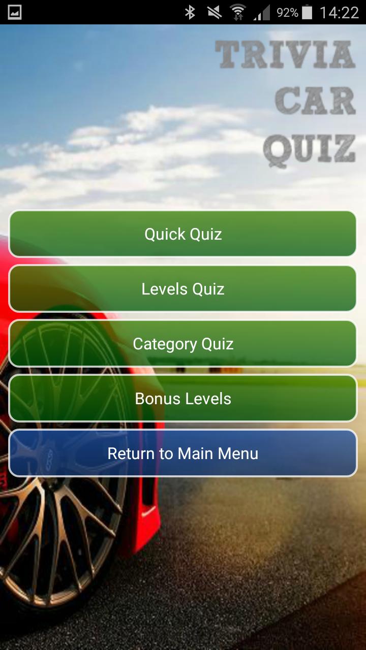 Trivia Car Quiz Free