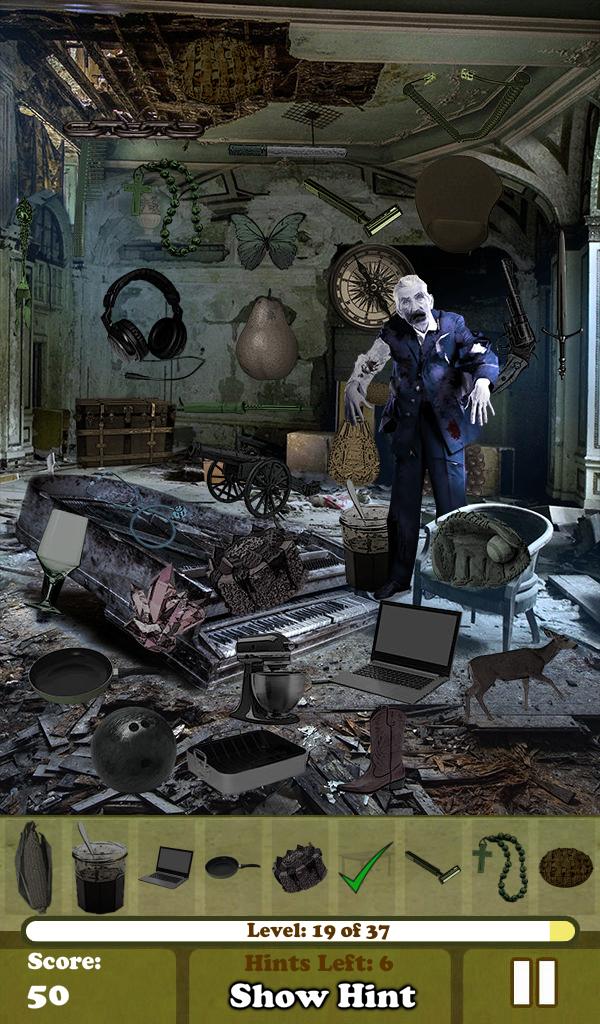 Hidden Object Zombie Beginning
