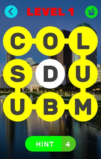 Word Search: Ohio Cities