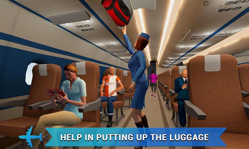 Airplane Flight Attendant -Car