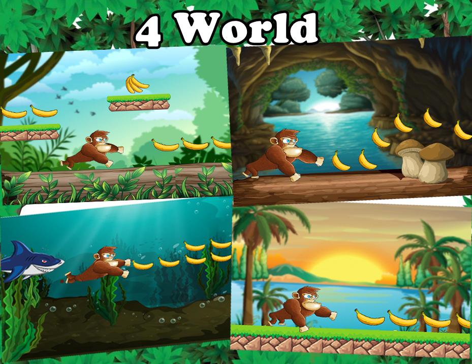 Banana Monkey - Jungle Run